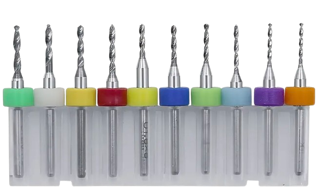 Multipack Endmills 0.40mm with ring ( Pack of 10)